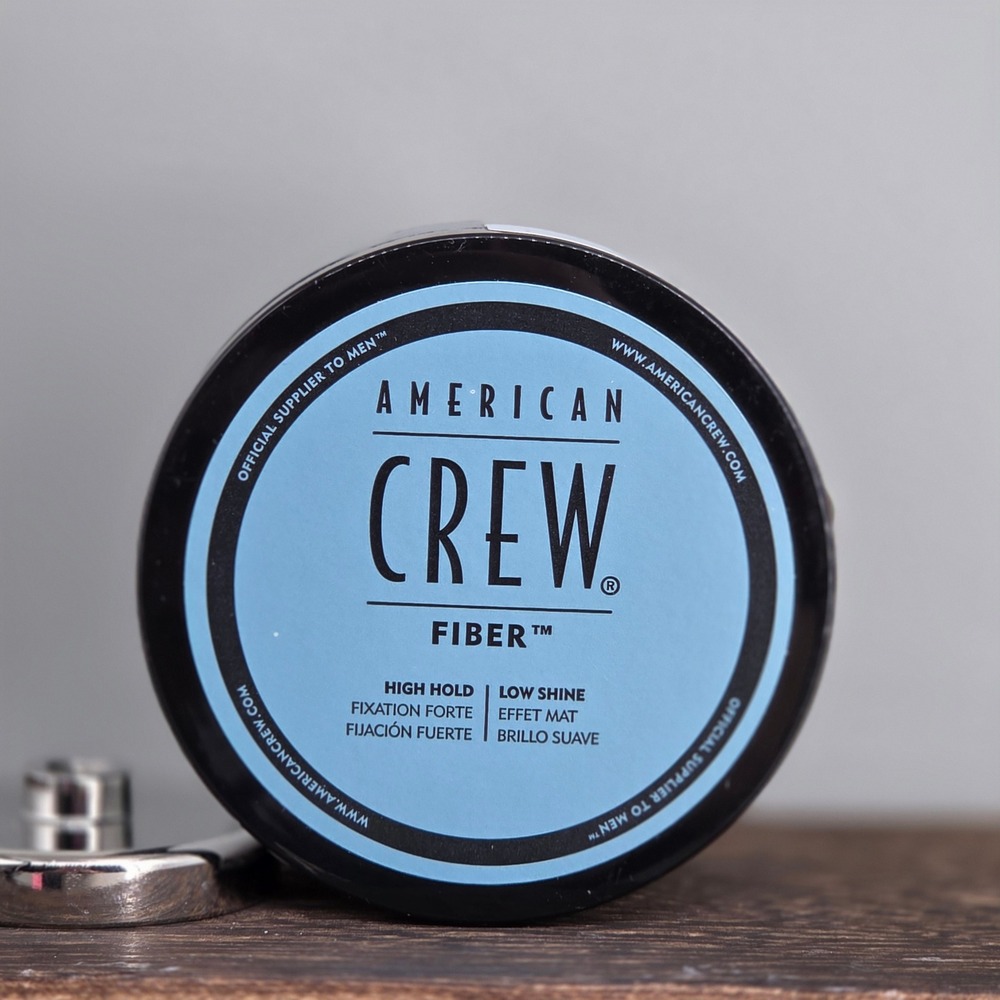 American Crew Fiber Hair Puck Men 3oz 2 Pack High Hold Low Shine Matte Finish